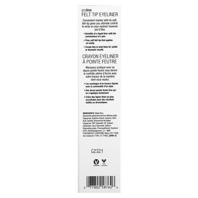 Wet n Wild, proline Feil Eyeliner, dark brown, 0.017 oz (0.5 g)