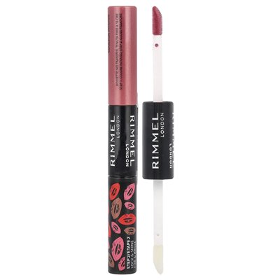 Rimmel London, Provocalips, 16 -godzinny Kiss Proof Warg Color, 430 Wish on a Berry, 0,14 fl oz (4 ml) / 0,1 fl oz (3 ml)