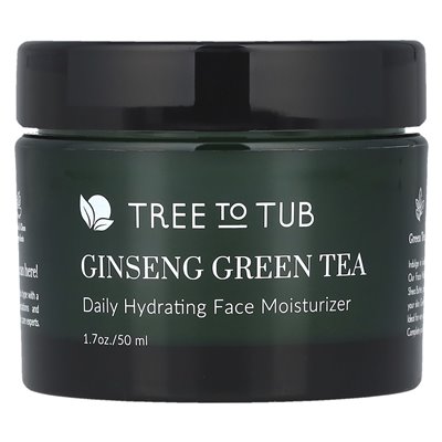 Bath Tree, Green Tea Ginseng, Daily Hydrating Moisturizer, 1.7 oz (50 ml)
