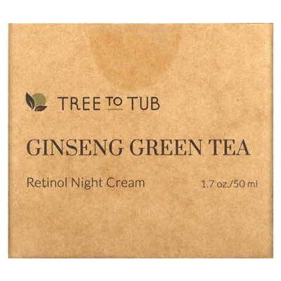 Bath Tree, Retinol Anti-Aging & Wrinkle Moisturizer, Hyaluronsäure-Gesichtscreme für trockene, wr