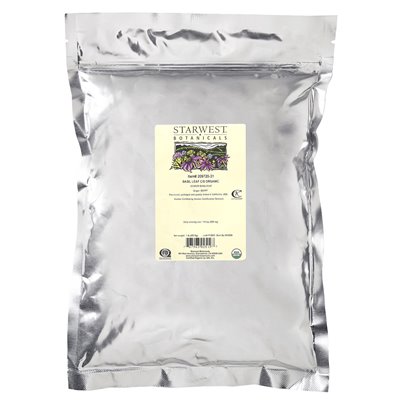 Starwest Botanicals, organiczny liść bazylii C/s, 1 funt (453,6 g)