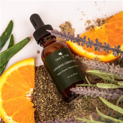 Bath Tree, Anti-Aging & Wrinkle Retinol Serum, Hyaluronic Acid, Glycolic Acid, Vitamin C, for Sensitive Skin