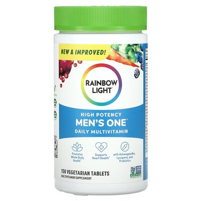 Rainbow Light, Multivitamin für Männer, hochdosiert, 150 vegetarische Tabletten