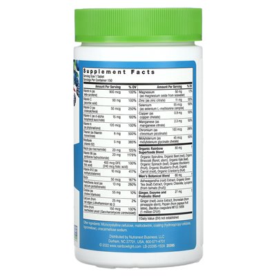 Rainbow Light, Multivitamin für Männer, hochdosiert, 150 vegetarische Tabletten