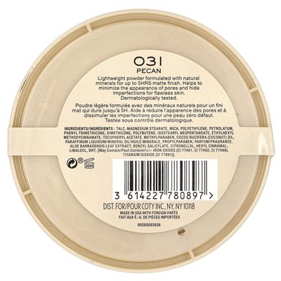 Rimmel London, Stay Matte, Lightweight-Mattifing Powder, 031 Pecan, 0,49 uncji (14 g)