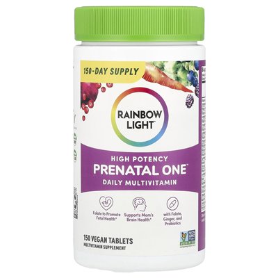 Rainbow Light, Prenatal One™ Daily Multivitamin, High Strength, 150 Vegan Tablets