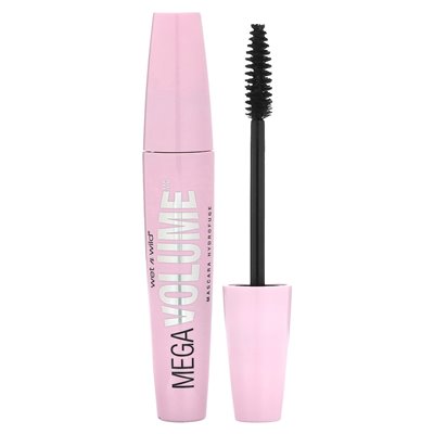 Wet n Wild, Mega Volume Waterproof Mascara, C157a bardzo czarny, 0,21 fl oz (6 ml)