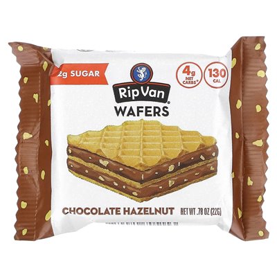 RIP Van Wafels, Chocolate Peanut Butter, 6 Pack, 0.78 oz (22 g)