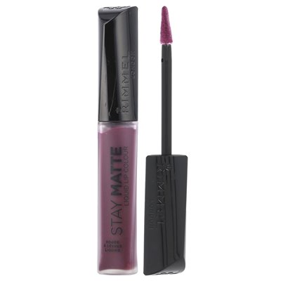 Rimmel London, Stay Matte, flüssige Lippenfarbe, 800 Midnight, 0,21 Fl Oz (6,5 ml)