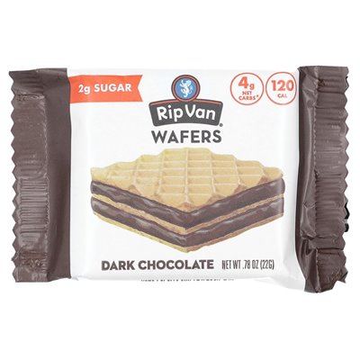 Rip van Wafels, Wafers, Dark Chocolate, 6 packs, 0.78 oz (22 g)