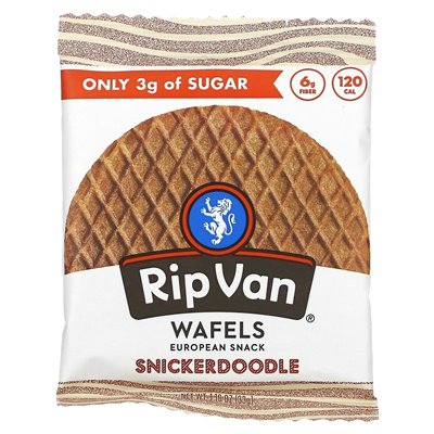 RIP Van Wafels, Snickerdoodle, 4 paczki, 1,16 uncji (33 g)