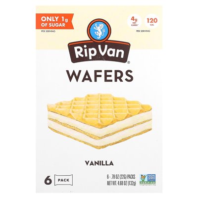 RIP Van Wafels, Wafers, vanilla, 6 packs, 0.78 oz (22 g)