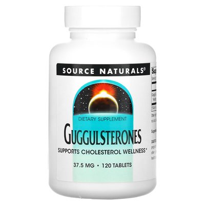 Source Naturals, Guggulsterones, 37.5 mg, 120 tablets