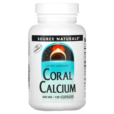 Natural Source, Korallenkalzium, 600 mg, 120 Kapseln