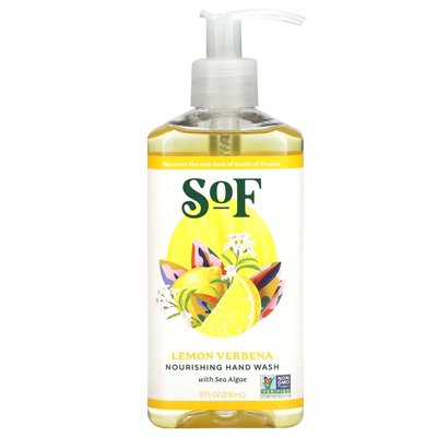 Sof, odżywcze mycie rąk, werbena cytrynowa, 8 fl oz (236 ml) Sof, odżywcze mycie rąk, werbena cytrynowa, 8 fl oz (236 ml)