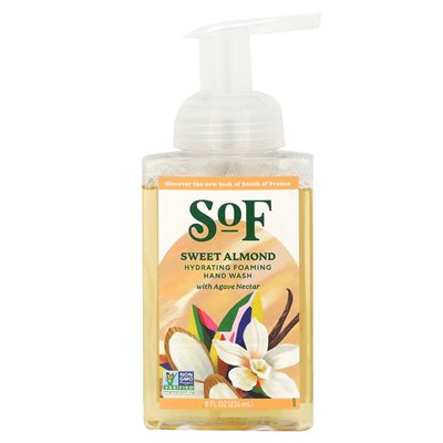 SoF, Hydrating Foaming Hand Wash, Sweet Almond, 8 fl oz (236 ml) SoF, Hydrating Foaming Hand Wash, Sweet Almond, 8 fl oz (236 ml)