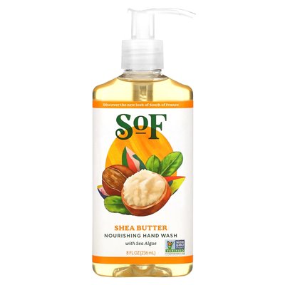 Sof, odżywcze mycie rąk, masło shea, 8 fl oz (236 ml) Sof, odżywcze mycie rąk, masło shea, 8 fl oz (236 ml)