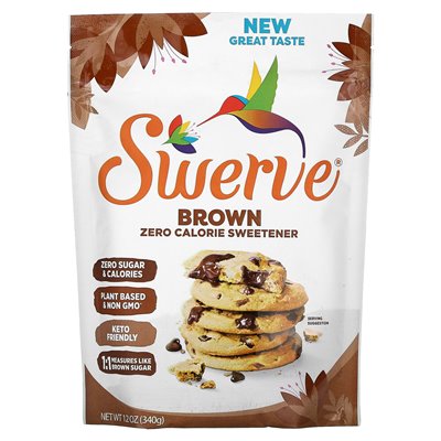 SWERVE, Brown Zero Calorie Słodzik, 12 uncji (340 g)