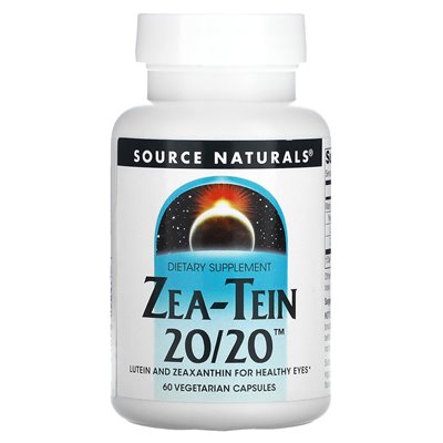 Source Naturals, Zea-Tein 20/20, 60 vegetarische Kapseln