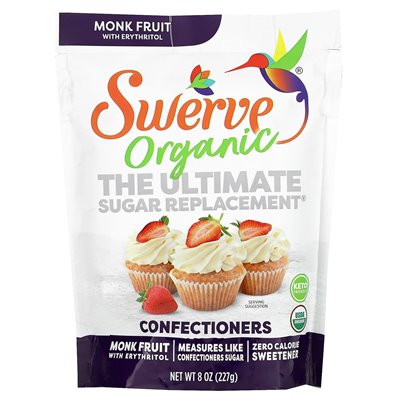 SWERVE, ORGANIC Sugar Replacement, Sugar Bowl, 8 oz (227 g)