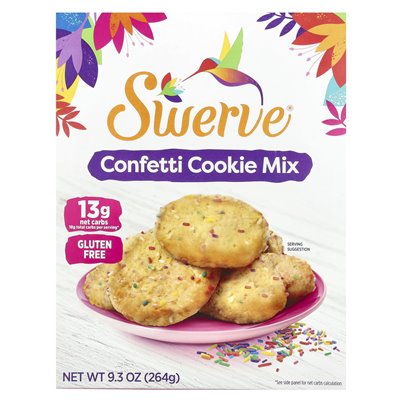 SWERV, Konfetti-Keksmischung, 9,3 oz (264 g) SWERV, Konfetti-Keksmischung, 9,3 oz (264 g)
