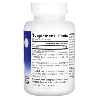 Source Naturals, Nauka o Snie, Melatonina, Pomarańczowa, 1 mg, 300 pastylek Source Naturals, Nauka o Snie, Melatonina, Pomarańczowa, 1 mg, 300 pastylek