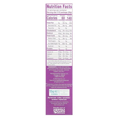 SWERVE, Fudge Brownie Mix, 11 uncji (312 g) SWERVE, Fudge Brownie Mix, 11 uncji (312 g)
