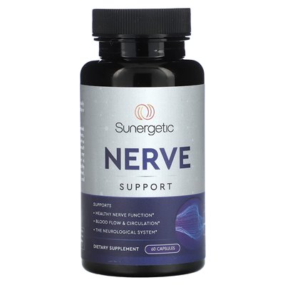 Sunergetic, Nerve Support , 60 Capsules Sunergetic, Nerve Support , 60 Capsules