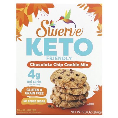 SWERVE, KETO CHIOCED CHIECE CHIPIKA COOTIE, 9,3 uncji (264 g) SWERVE, KETO CHIOCED CHIECE CHIPIKA COOTIE, 9,3 uncji (264 g)