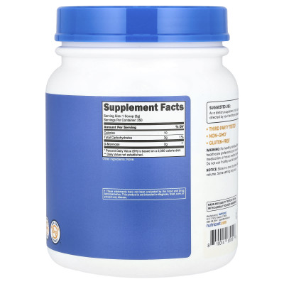 Nutricost, D-Mannose, niezmożony, 1,1 funta (500 g)