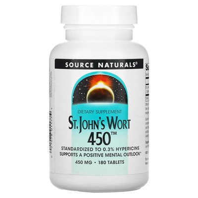 Natürliche Quelle, St. Johanniskraut 450, 450 mg, 180 Tabletten