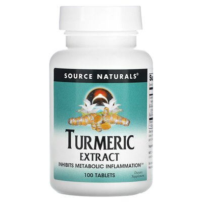 Source Naturals, Ekstrakt Kurkumy, 100 tabletek Source Naturals, Ekstrakt Kurkumy, 100 tabletek