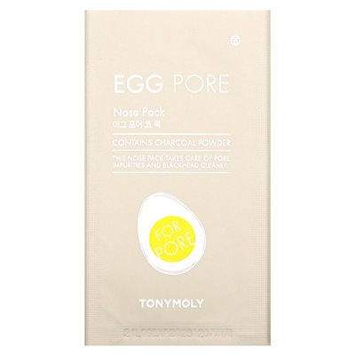 Toniymoly, egg pores, nose pack, 7 packs
