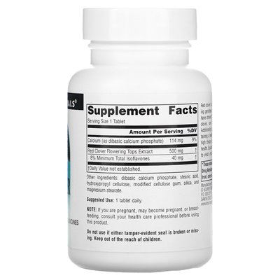 Source Naturals, Red Clover Extract, 500mg, 60 Tablets
