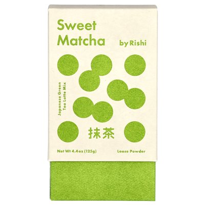 Herbata Rishi, Sweet Matcha Loose Powder, 4,4 uncji (125 g) Herbata Rishi, Sweet Matcha Loose Powder, 4,4 uncji (125 g)