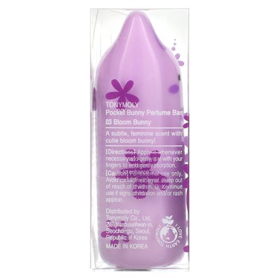 Tonymoly, kieszonkowy bar perfum, kwitnący króliczka, 9 g