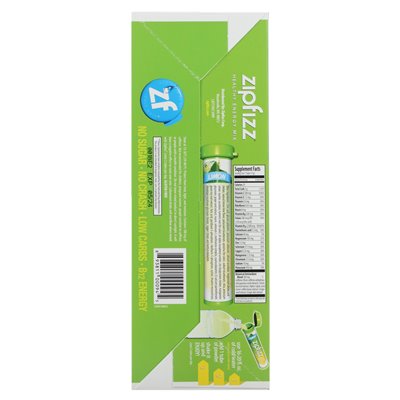 Zipfizz, Zdrowa energia mieszaj z witaminą B12, Limon, 20 rur, 0,39 uncji (11 g) każda