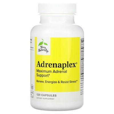 Terry Naturally, Adrenaplex, Maksymalne Wsparcie Dla Nadnerczy, 120 Kapsułek Terry Naturally, Adrenaplex, Maksymalne Wsparcie Dla Nadnerczy, 120 Kapsułek