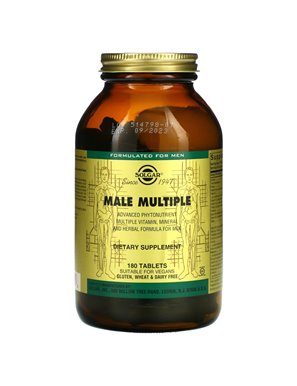 Solgar, Male Multi-Component, 180 Tablets Solgar, Male Multi-Component, 180 Tablets