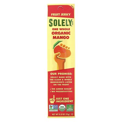 Wyłącznie owoc Jerky, ekologiczne mango, 0,8 uncji (23 g)