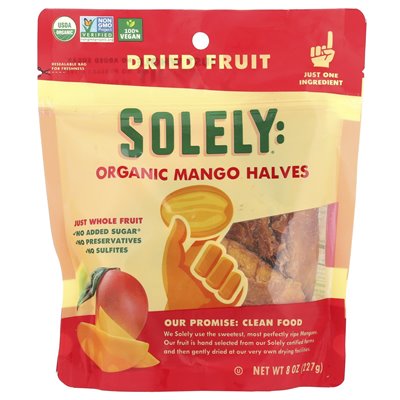 Pure Organic Mango Halves, 8oz (227g)