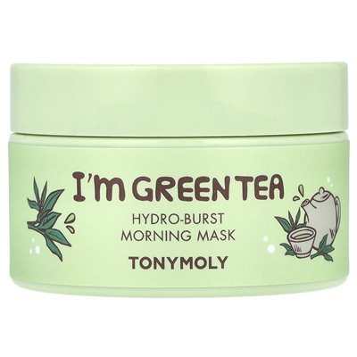 Tonymoly, I'm Green Tea, Hydro-Burst Morning Beauty Mask, 3,52 Unzen (100 g)