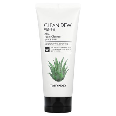 Tonymoly, Clean Rosy, Aloes Foam Cleanser, 180 ml Tonymoly, Clean Rosy, Aloes Foam Cleanser, 180 ml