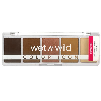 Wet n Wild, Color Icon, 5-Pan Eyeshadow Palette, 1114067 Walking on Eggshells, 0.21 oz (6 g)