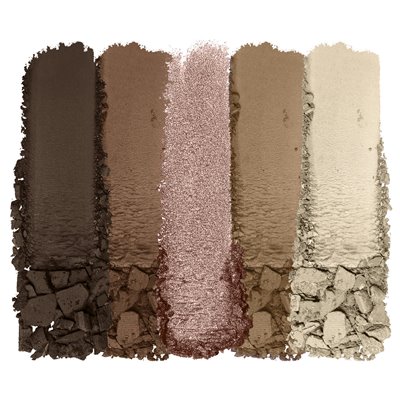 Wet n Wild, ikona kolorów, 5-panowa paleta cienia, 1114067 spacery po skorupkach jaj, 0,21 uncji (6 g)