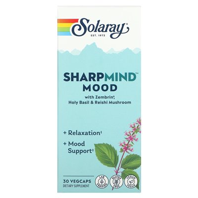 Solaray, nastrój Sharpmind, 30 Vegcaps