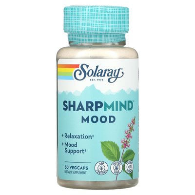 Solaray, nastrój Sharpmind, 30 Vegcaps