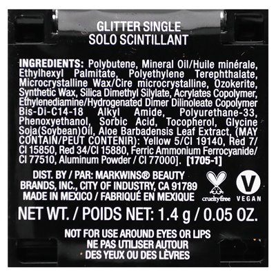 Wet n Wild, single glitter, 351°C, 0.05 oz (1.4 g)