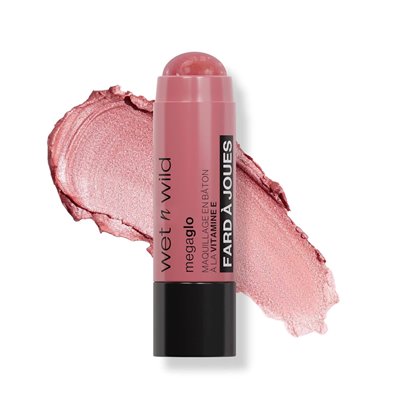 Wet n Wild, Megaglo, Vitamin E Makeup Stick, Blush, 1115544 Dudy Pink, 0.21 oz (6 g)