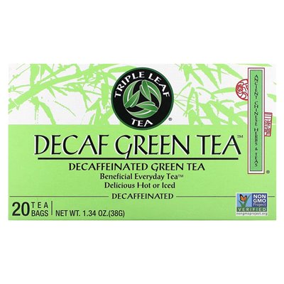 Triple Leaf Tea, Unscented Green Tea, 20 Tea Bags, 1.34 oz (38 g)